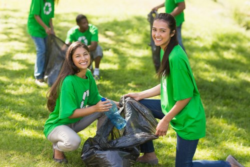 Eco-friendly disposal during garage clearance