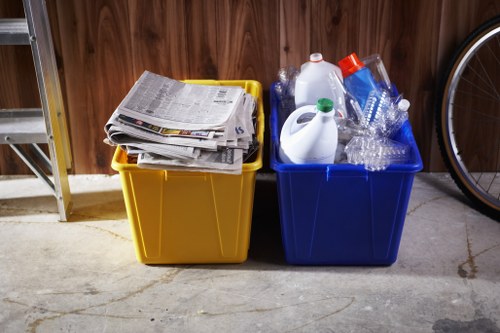 Photograph showing waste items documented for a clearance complaint